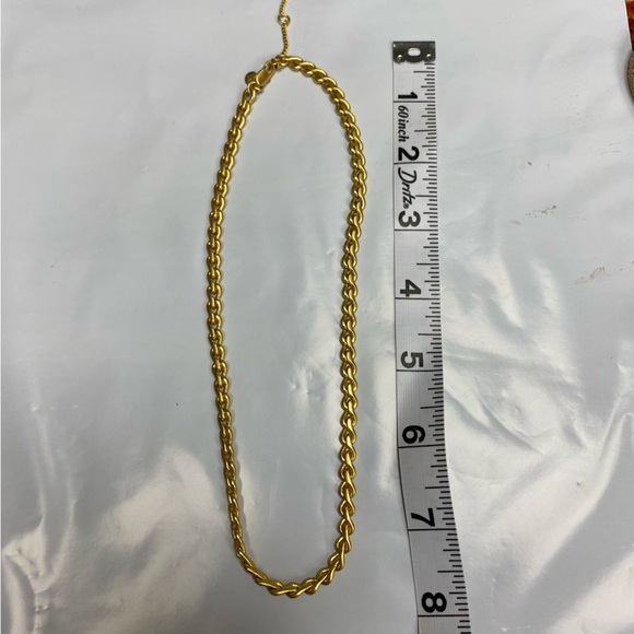 MADEWELL Chain Necklace gold short jewelry quiet luxury - Picture 2 of 3